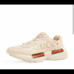 Gucci Rhytoj logo leather sneakers